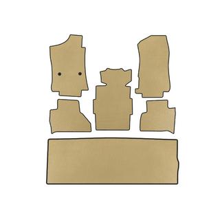 EVA Car Mats (3 Rows, Beige) Cadillac Escalade 2014-2020