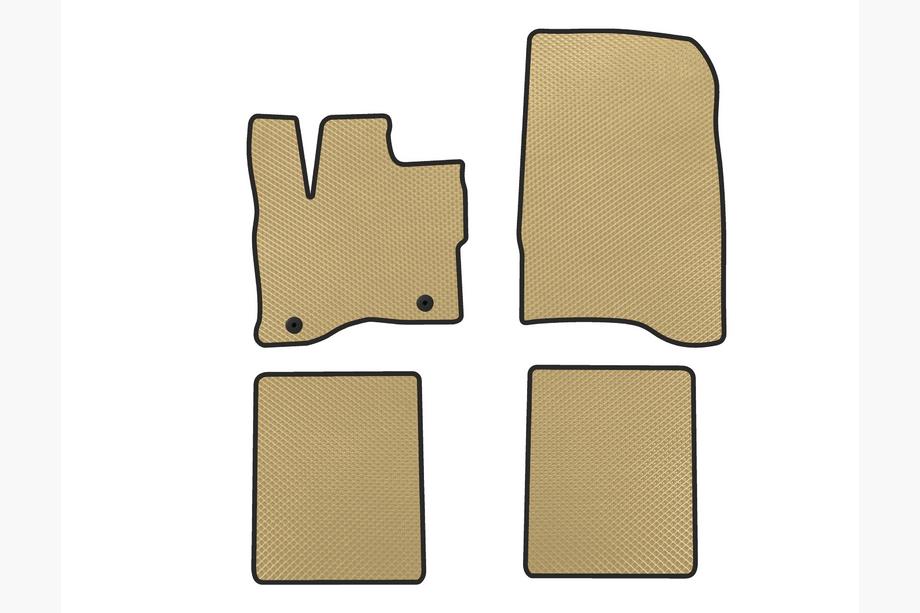 Ford Taurus 2015- EVA Floor Mats (SD, USA, Beige) Image
