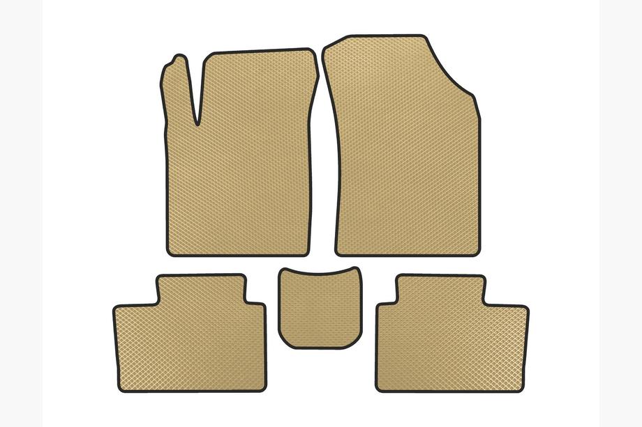 JAC iEV7S 2017-2023 EVA Floor Mats (Beige) Image