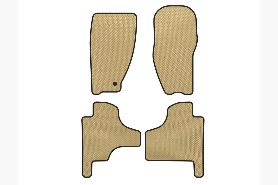 Jeep Cherokee/Liberty 2007-2013 EVA Floor Mats (Beige) Image