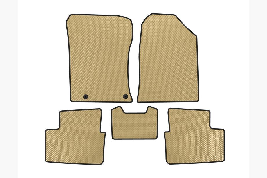 Kia Ceed 2018- EVA Floor Mats (2021-, Beige) Image