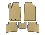 Kia Rio 2017- EVA Car Mats (X-Line, Beige) photo 1