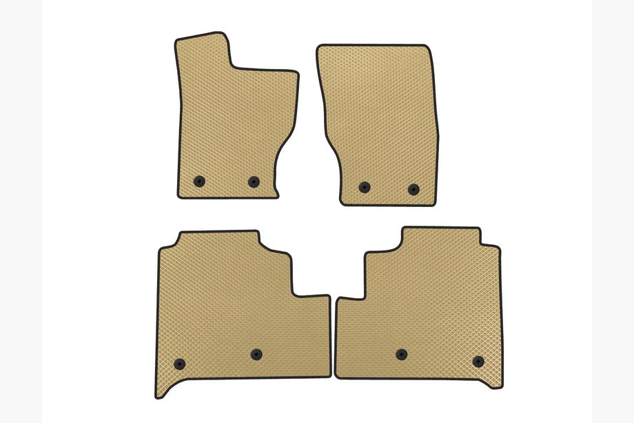 Range Rover IV L405 2013-2021 EVA Car Mats (Long, Hybrid, Beige) Image