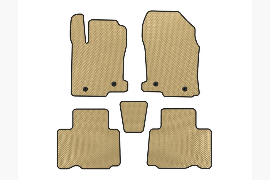 Lexus NX 2014-2021 EVA Floor Mats (Beige) Image