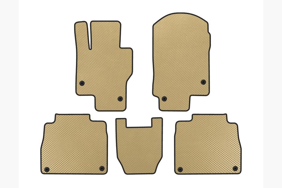 Mercedes GLS X167 2019- EVA Floor Mats (Beige) Image