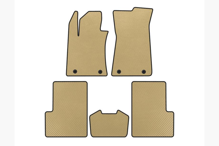 MG ZS 2017-2024 EVA Car Mats (2020-, Beige) Image