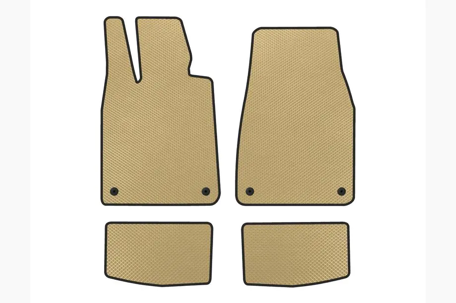 Porsche Taycan 2019- EVA Floor Mats (2021-, Beige) Image