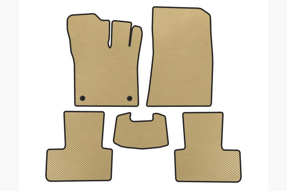 Renault Captur 2019- EVA Floor Mats (Beige) Image