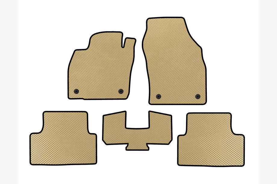 Volkswagen T-Cross 2019- EVA Floor Mats (Beige) Image