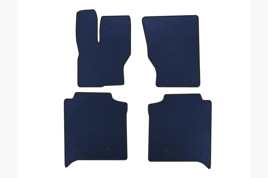 Range Rover IV L405 2013-2021 EVA Floor Mats (Long, Rear Row with Console, Blue) Image