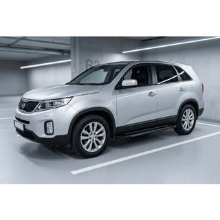 Side Steps RedLine Black (2 pcs, Aluminum) Kia Sorento II XM 2009-2014 photo 1