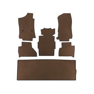 EVA Floor Mats (3 Rows, Brown) Cadillac Escalade 2014-2020