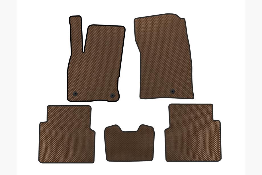 Ford Kuga/Escape 2019- EVA Floor Mats (For Kuga, Brown) Image