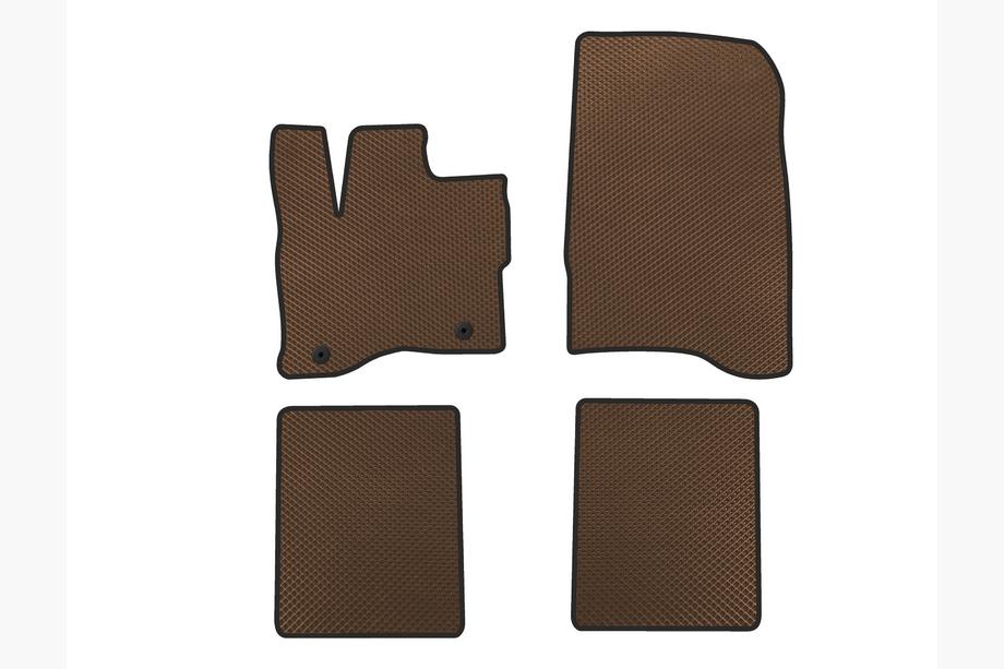 Ford Taurus 2015- EVA Floor Mats (SD, USA, Brown) Image