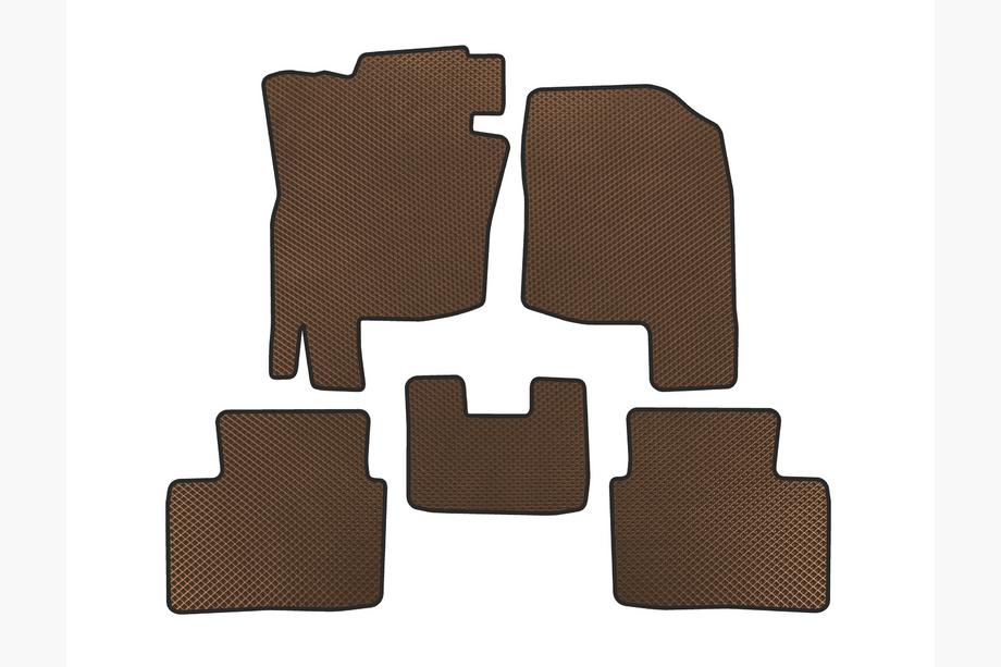 Hyundai Lafesta 2018- EVA Floor Mats (Brown) Image