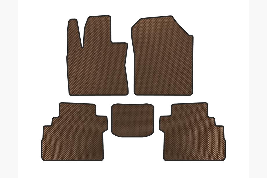 JAC iEVS4 EVA Floor Mats (Brown) Image
