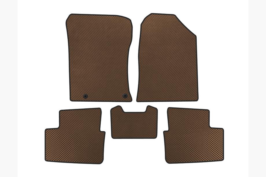 Kia Ceed 2018- EVA Floor Mats (2021-, Brown) Image