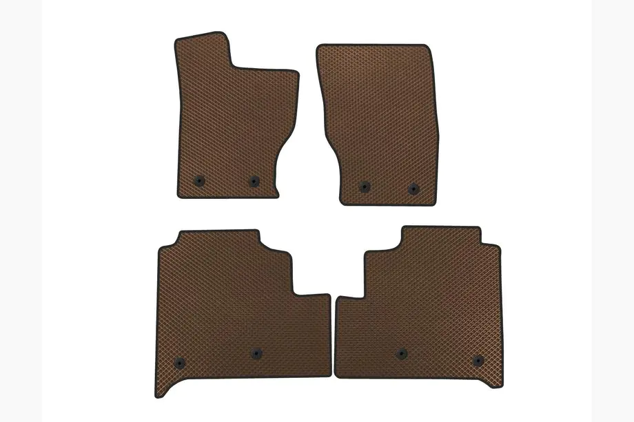 Range Rover IV L405 2013-2021 EVA Car Mats (Long, Hybrid, Brown) Image