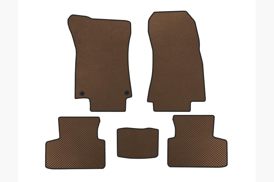 Mercedes GLB X247 2019- EVA Floor Mats (Brown) Image