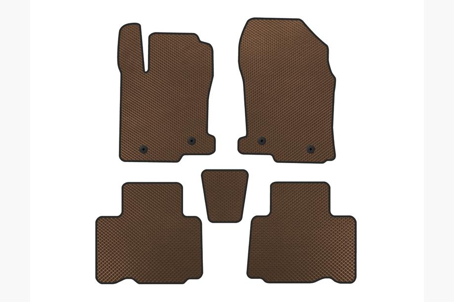 Lexus NX 2014-2021 EVA Floor Mats (Brown) Image