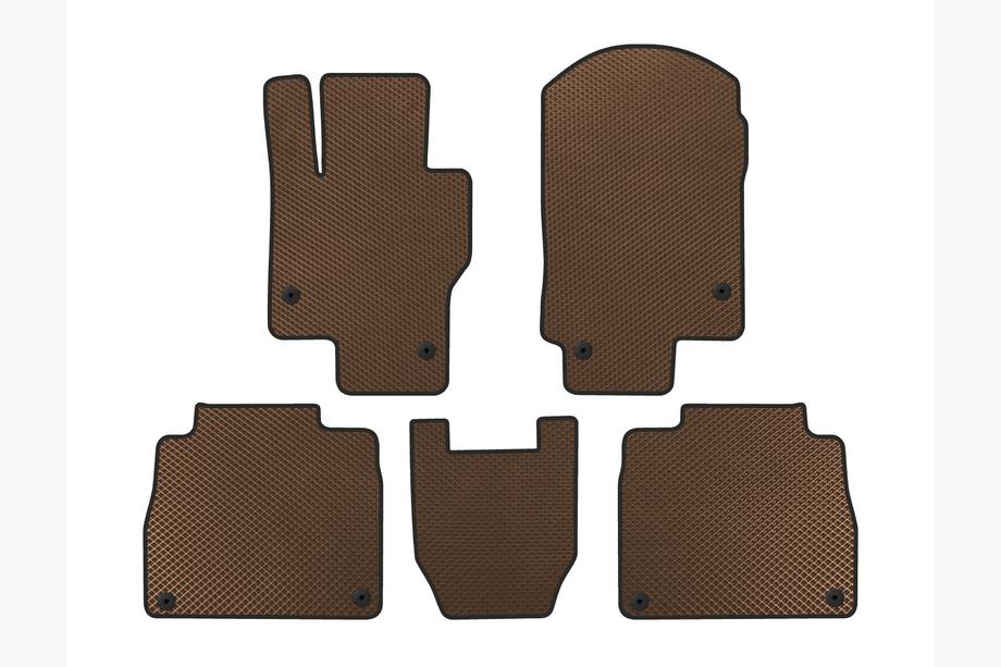 Mercedes GLS X167 2019- EVA Floor Mats (Brown) Image