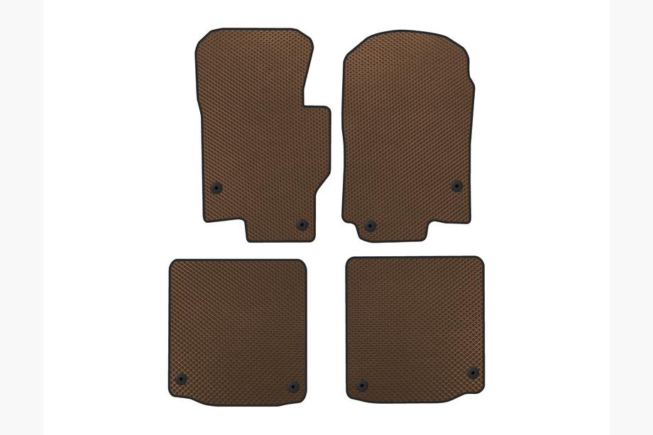 Mercedes GLS X167 2019- EVA Floor Mats (For GLS600 Maybach, Brown) Image