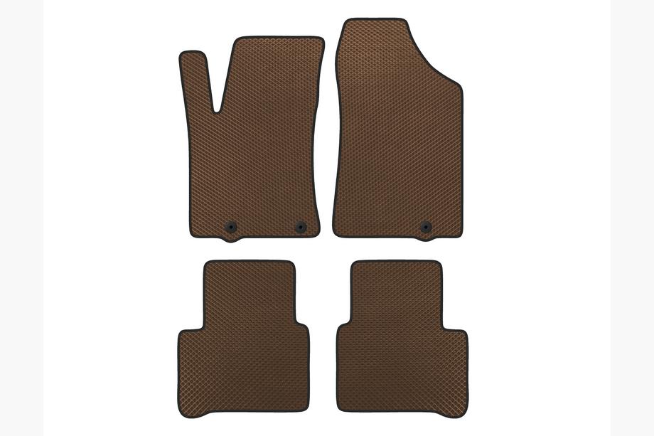 Nissan Teana 2014- EVA Car Mats (SD, Brown) Image