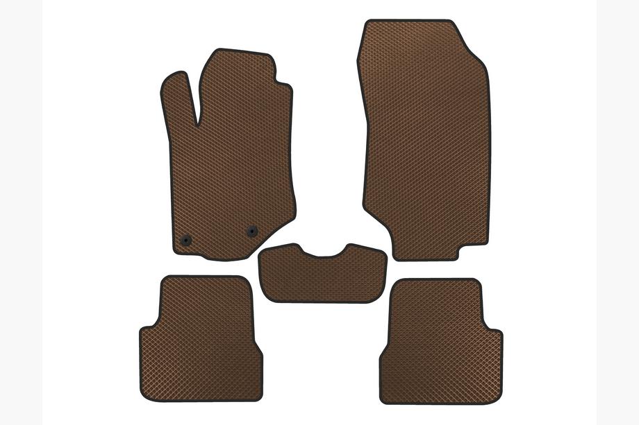 Opel Mokka 2021- EVA Floor Mats (Brown) Image