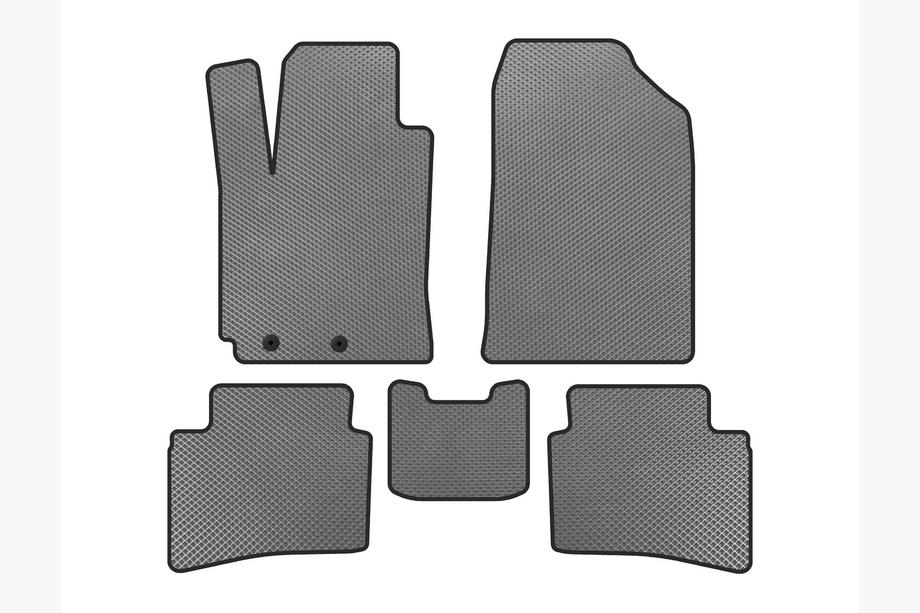 Kia Rio 2017- EVA Car Mats (X-Line, Gray) Image