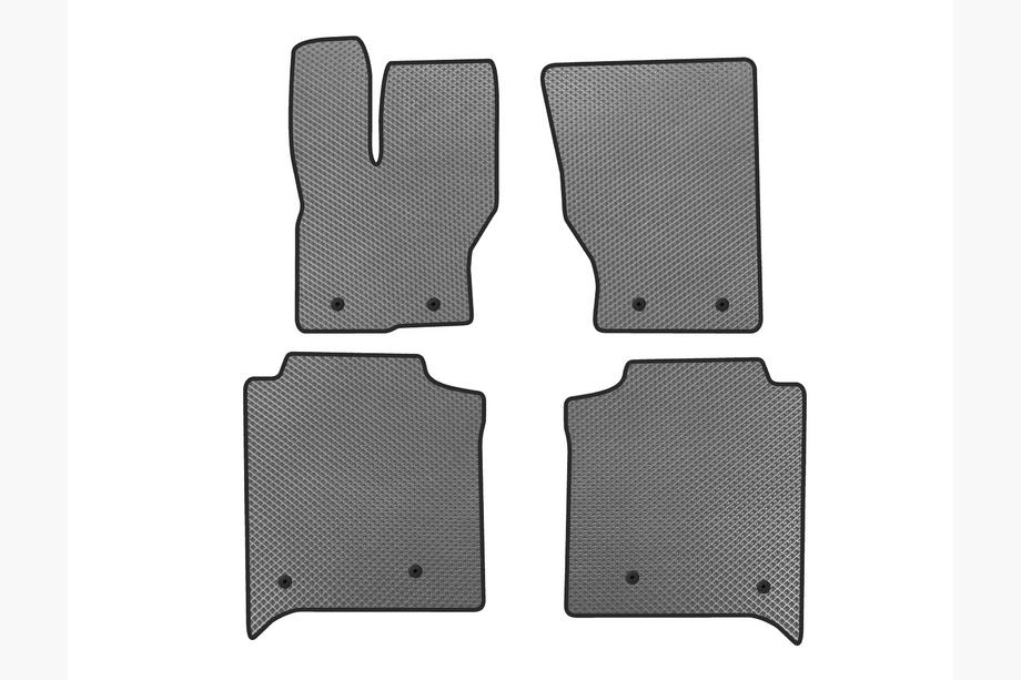 Range Rover IV L405 2013-2021 EVA Floor Mats (Long, Rear Row with Console, Gray) Image