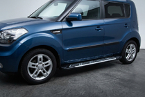 Kia Soul I 2008-2013 Side Steps Sunrise (2 pcs, Aluminum) photo 1