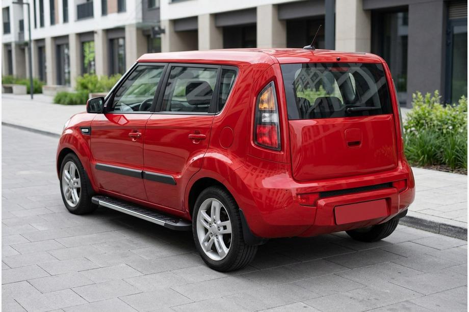 Kia Soul I 2008-2013 Side Steps RedLine V1 (2 pcs, Aluminum) Image