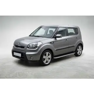 Side Steps Tayga Grey (2 pcs, Aluminum) Kia Soul I 2008-2013 photo 1