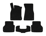 Audi A6 C8 2018–2025 Textile Floor Mats Premium V1 (Black) photo 1