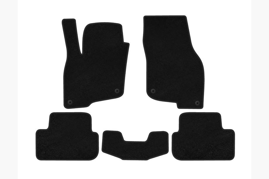 Audi Q2 2016- Textile Floor Mats Premium (For e-tron 2019-, China, Black) Image