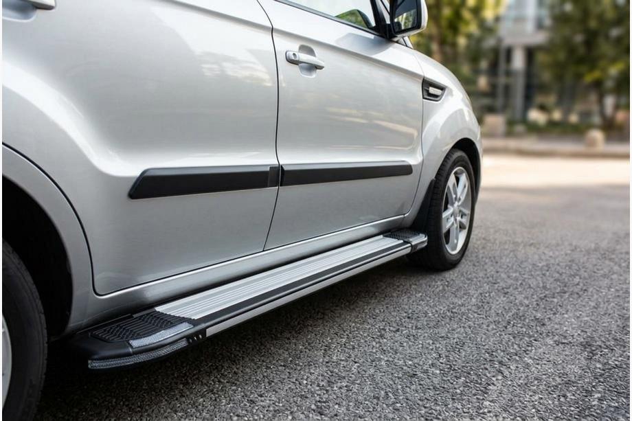 Kia Soul I 2008-2013 Side Steps Rainbow (2 pcs, Aluminum) Image