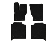 Range Rover IV L405 2013-2021 Textile Floor Mats Premium (Long, Rear Row with Console, Black) photo 1