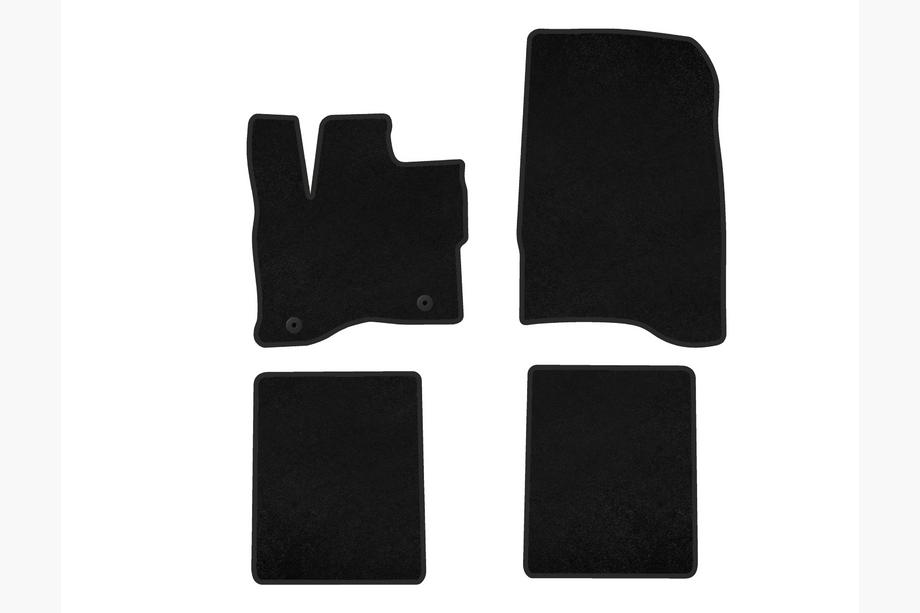 Ford Taurus 2015- Deluxe Textile Floor Mats (SD, USA, Black) Image