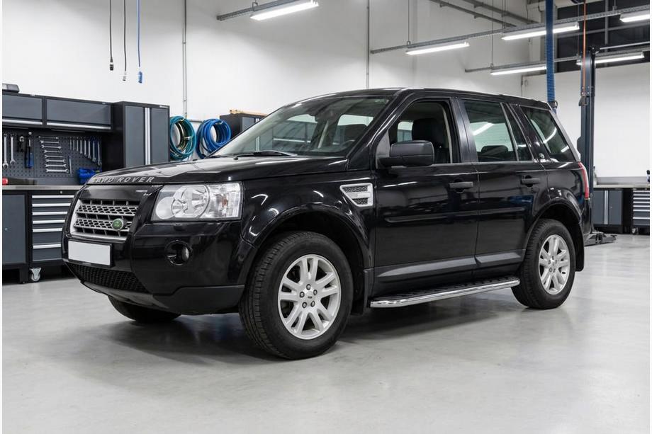 Land Rover Freelander II 2006–2014 Side Steps Maydos V1 (2 pcs, Aluminum & Stainless Steel) Image
