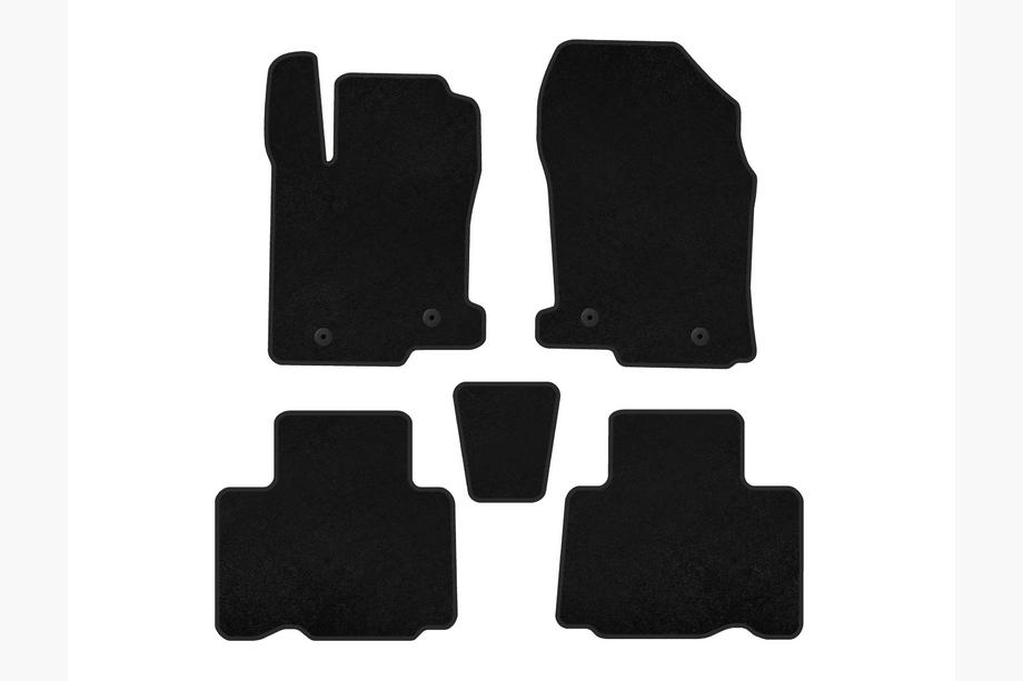 Lexus NX 2014-2021 Deluxe Textile Floor Mats (Black) Image