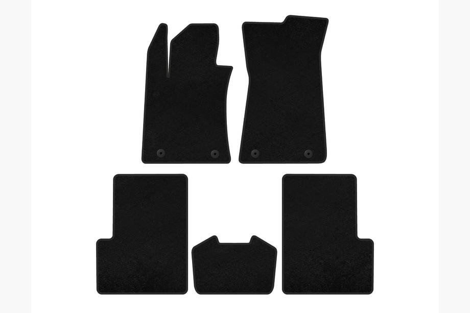 MG ZS 2017-2024 Deluxe Textile Floor Mats (2020-, Black) Image