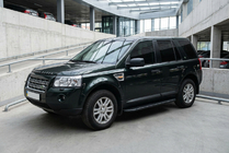 Land Rover Freelander II 2006–2014 Side Steps Bosphorus Black (2 pcs, Aluminum) photo 2