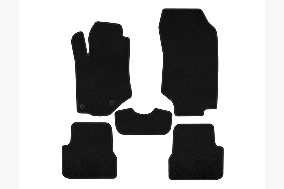 Opel Mokka 2021- Deluxe Textile Floor Mats (Black) Image