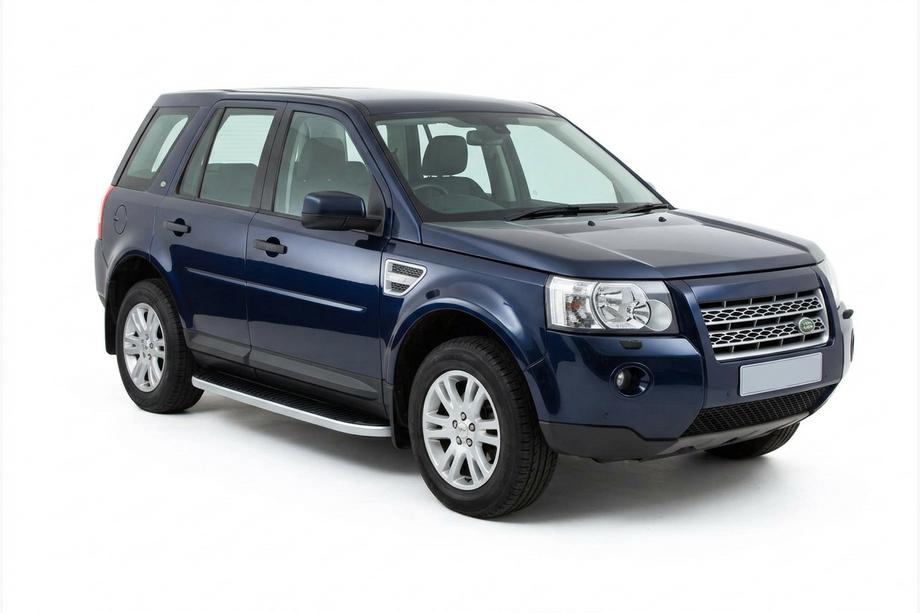 Land Rover Freelander II 2006–2014 Side Steps Tayga Grey (2 pcs, Aluminum) Image
