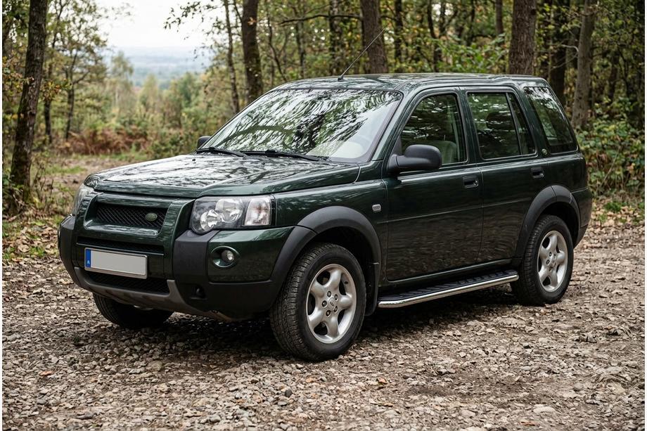 Land Rover Freelander I 1997-2006 Side Steps Maydos V1 (2 pcs, stainless steel) Image