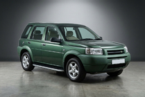 Land Rover Freelander I 1997-2006 Side Steps Tayga Grey (2 pcs, Aluminum) photo 1