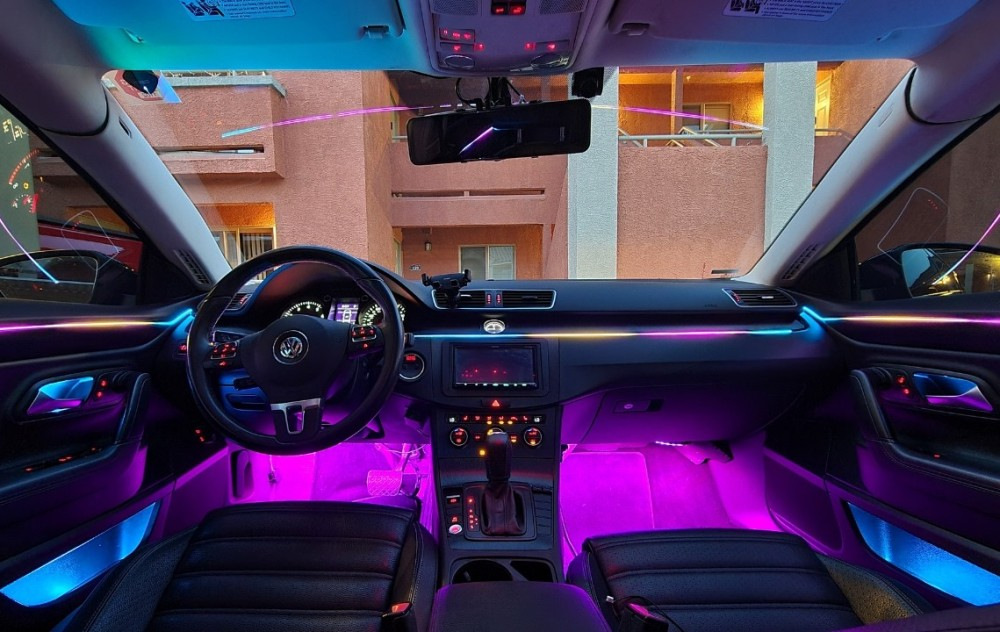 Can you install ambient lighting in an older car?