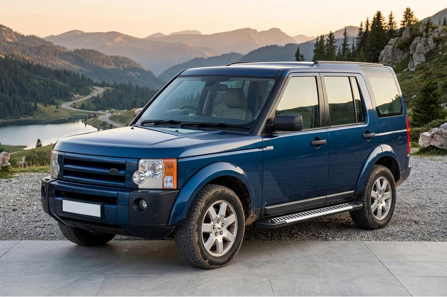 Land Rover Discovery III 2004–2009 Side Steps Line (2 pcs, Aluminum) Image