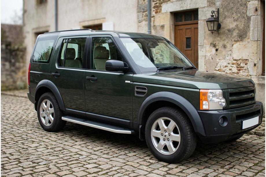 Land Rover Discovery III 2004–2009 Side Steps Tayga Grey (2 pcs, Aluminum) Image