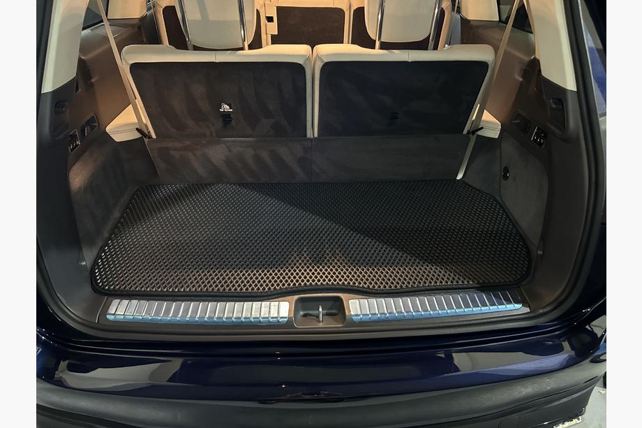 Mercedes GLS X167 2019- EVA Trunk Mat (3 Rows, Black) Photo 1